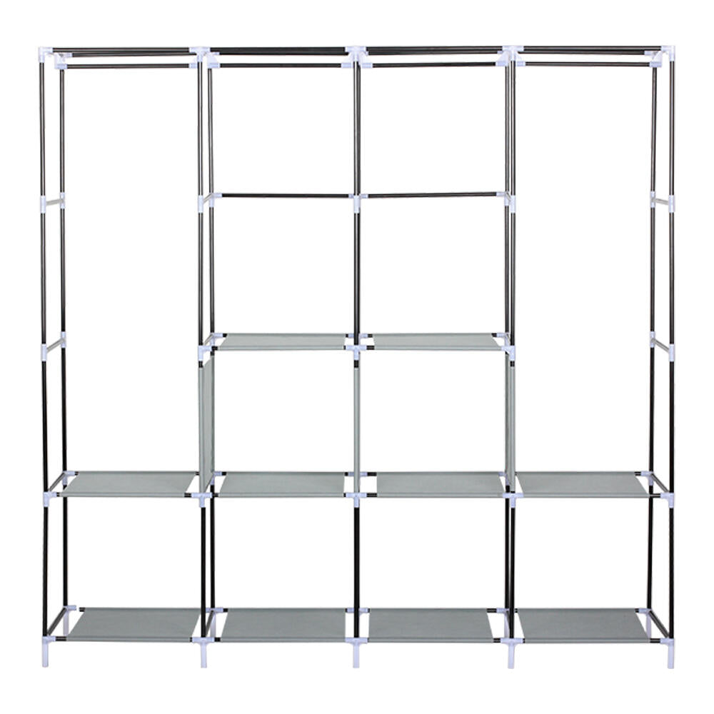 Armario de Tela Armario Ropero con Cubierta de Tela no Tejida 167 X 170 X 45 cm