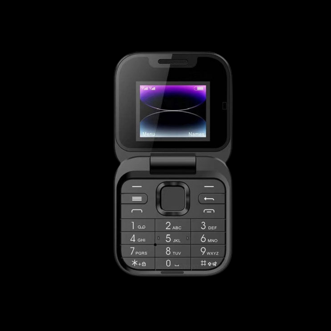 Mini móvil compacto plegable con cámara HD