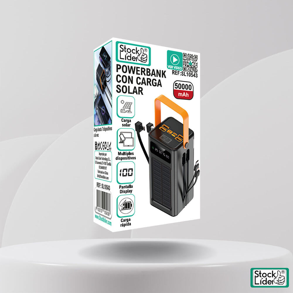 Powerbank con carga solar