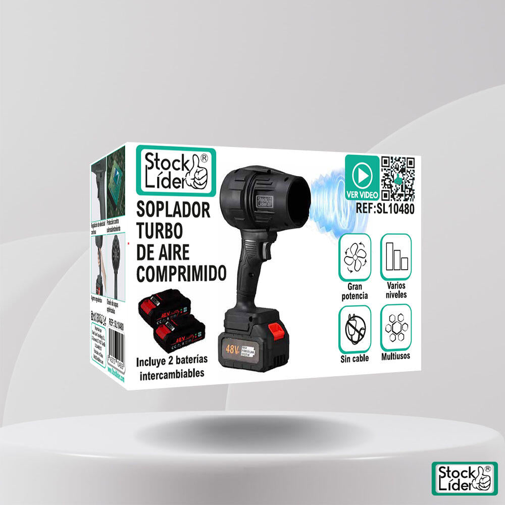 Soplador turbo de aire comprimido